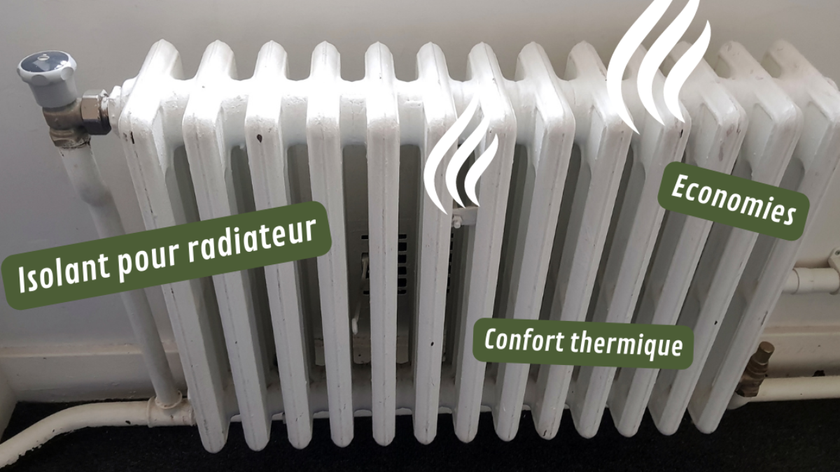 Plaque Isolation Thermique pour Radiateur 5m x 40cm(4 mm) - Isolant  Thermique Radiateur - contre la perte