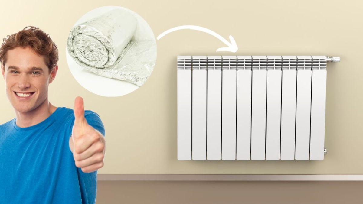 MOXVIO Feuille réfléchissante pour radiateur derrière radiateur
