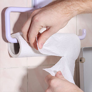 hauteur distributeur papier toilette