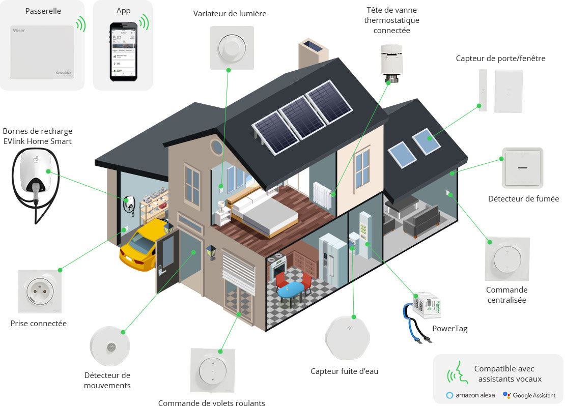 Wiser domotique Schneider Electric